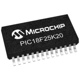 5 pcs - Microchip PIC18F25K20-I/SS, 8bit PIC Microcontroller, PIC18F, 64MHz, 32 kB, 256 B Flash, 28-Pin SSOP