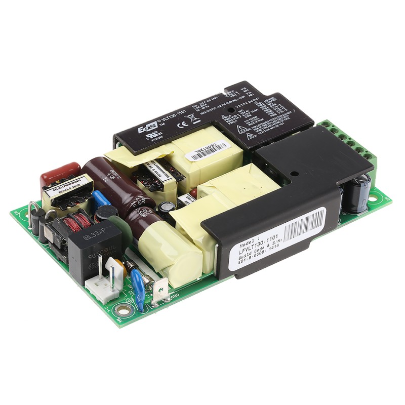 1 pcs - EOS Switching Power Supply, LFVLT130-1101, 12V dc, 6.6A, 130W, 1 Output, 180 - 264 V ac, 90 - 132 V ac