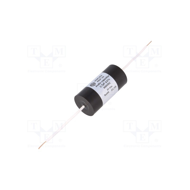1 pcs x MIFLEX - MKP10H527G-C - Capacitor: polypropylene, 2.7uF, 600VDC, ±2%, Ø25x51mm, -25÷85°C