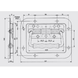 6 pcs - Savigny Steel, 85mm x 20mm x 1.5mm