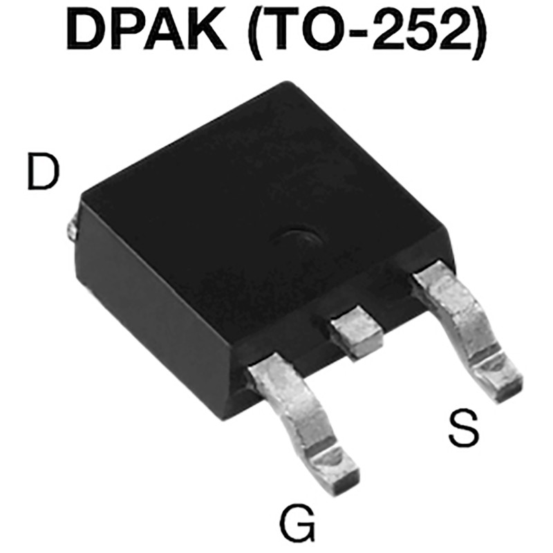 5 pcs - N-Channel MOSFET, 19 A, 600 V, 3-Pin DPAK Vishay SIHD186N60EF-GE3