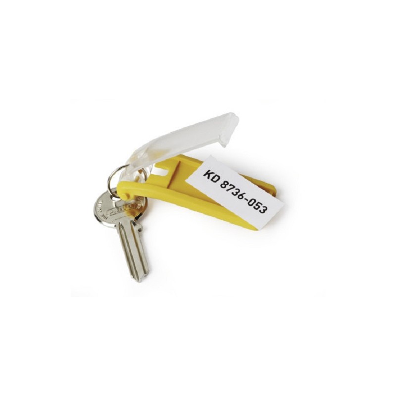 6 pcs - Durable Plastic Key Tags