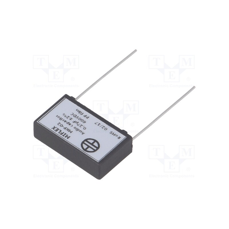 1 pcs x MIFLEX - MKP02EH427G-B - Capacitor: polypropylene, 270nF, 600VDC, 22.5mm, ±2%, -25÷85°C, THT