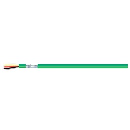 1 Reel of 100 M - RS PRO Data Cable, 4 Cores, 0.8, Bus, Screened, 100m, Green PVC Sheath, 20 AWG