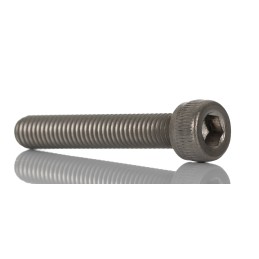 1 pcs - RS PRO Titanium Alloy Hex Socket Cap Screw, DIN 912, M5 x 30mm