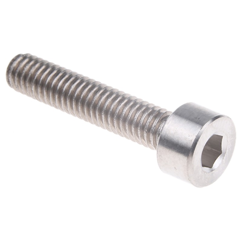 1 pcs - RS PRO Titanium Alloy Hex Socket Cap Screw, DIN 912, M4 x 20mm