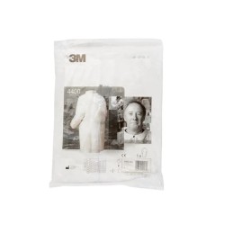 1 pcs - 3M White Unisex Visitor Coat, XXL