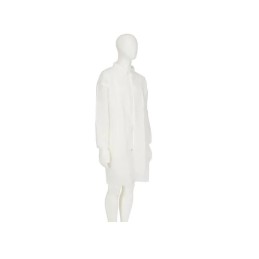 1 pcs - 3M White Unisex Visitor Coat, XXL