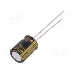 5 pcs x PANASONIC - EEUFM1C331 - Capacitor: electrolytic, low ESR, THT, 330uF, 10VDC, Ø8x11.5mm