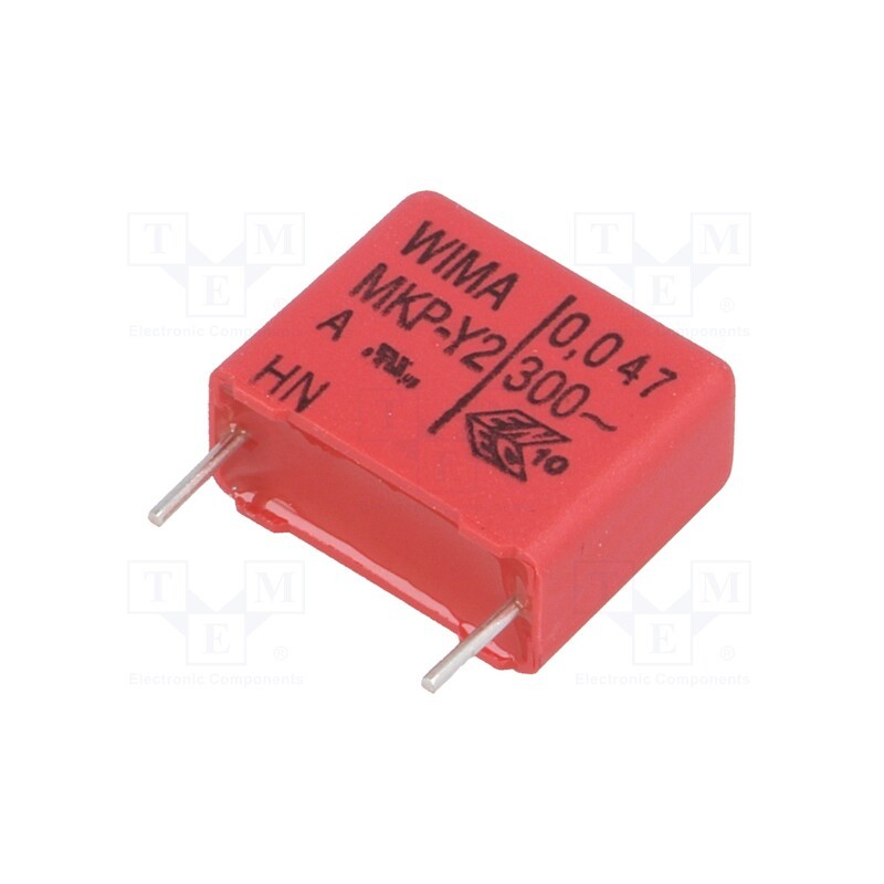 2 pcs x WIMA - MKY22W24704F00KSSD - Capacitor: polypropylene, 47nF, 8x15x18mm, THT, ±10%, 15mm, 300VAC