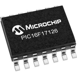5 pcs - Microchip PIC16F17126-I/SL, 8bit PIC16 Microcontroller, PIC16, 64MHz, 28 KB EEPROM, Flash, 14-Pin SOIC