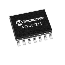 25 pcs - Microchip ATTINY214-SSN, 8bit AVR Microcontroller, ATtiny214, 20MHz, 2 kB Flash, 14-Pin SOIC