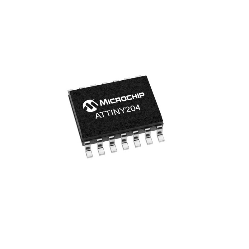 25 pcs - Microchip ATTINY204-SSN, 8bit AVR Microcontroller, ATtiny204, 20MHz, 2 kB Flash, 20-Pin SOIC