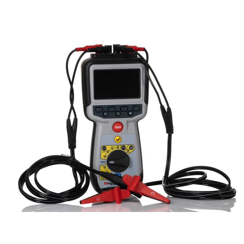1 pcs - Megger Handheld Ohmmeter, 3.2 Ω Max, 100mΩ Resolution, Low Resistance