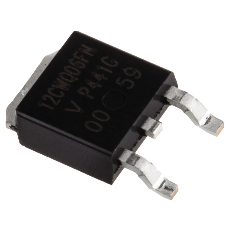 5 pcs - Vishay 60V 12A, Dual Schottky Diode, 3-Pin DPAK VS-12CWQ06FN-M3