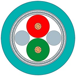 1 Reel of 20 M - Siemens Data Cable, 50.26 mm², 2 Cores, Screened, 20m