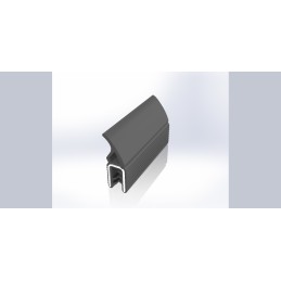 1 Reel of 20 M - RS PRO Black EPDM Edge Protection, 20m