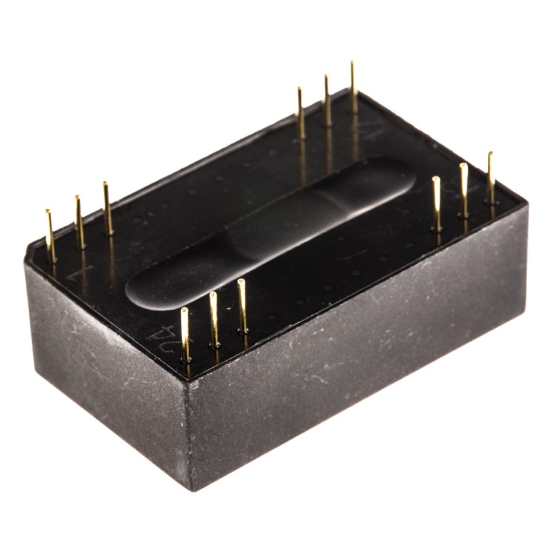 1 pcs - TRACOPOWER TEL 3 DC-DC Converter, 12V dc/ 250mA Output, 9 - 18 V dc Input, 3W, Through Hole, +85°C Max Temp