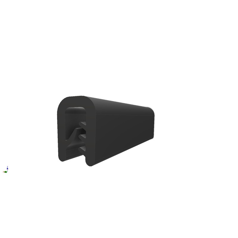 1 Reel of 20 M - RS PRO Black EPDM Edge Protection, 20m