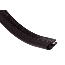 1 Reel of 20 M - RS PRO Black PVC, Steel Edge Protection, 20m