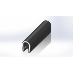 1 Reel of 20 M - RS PRO Black EPDM Edge Protection, 20m