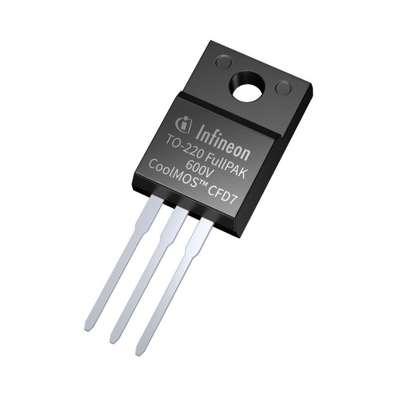 5 pcs - Dual N-Channel MOSFET, 31 A, 650 V, 3-Pin TO-247 Infineon IPA60R280CFD7XKSA1