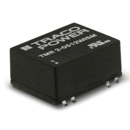 1 pcs - TRACOPOWER TMR 2 WISM DC-DC Converter, ±12V dc/ ±83mA Output, 9 - 36 V dc Input, 2W, PCB Mount, +85°C Max Temp