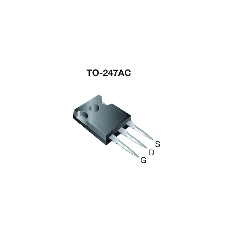 5 pcs - N-Channel MOSFET, 8.4 A, 600 V, 3-Pin TO-247AC Vishay SiHG186N60EF-GE3