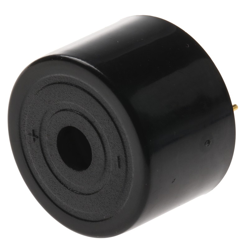 1 pcs - RS PRO 78dB Through Hole Continuous Internal Piezo Buzzer, 23.8 (Dia.) x 16mm, 3V dc Min, 20V dc Max