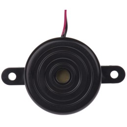 1 pcs - RS PRO 86dB Panel Mount Continuous Internal Piezo Buzzer, 33.7 (Dia.) x 14.5mm, 3V dc Min, 28V dc Max