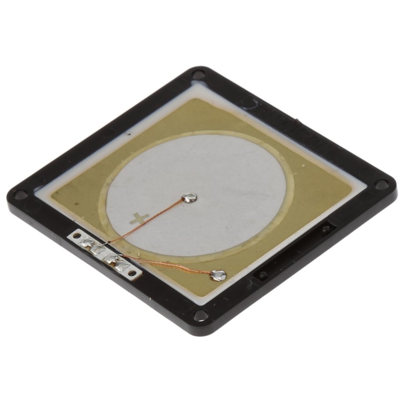 1 pcs - Sonitron Piezoelectric Miniature Speaker, 81dB, 700 Hz - 20 kHz, 220nF, 43.5 x 39 x 2mm