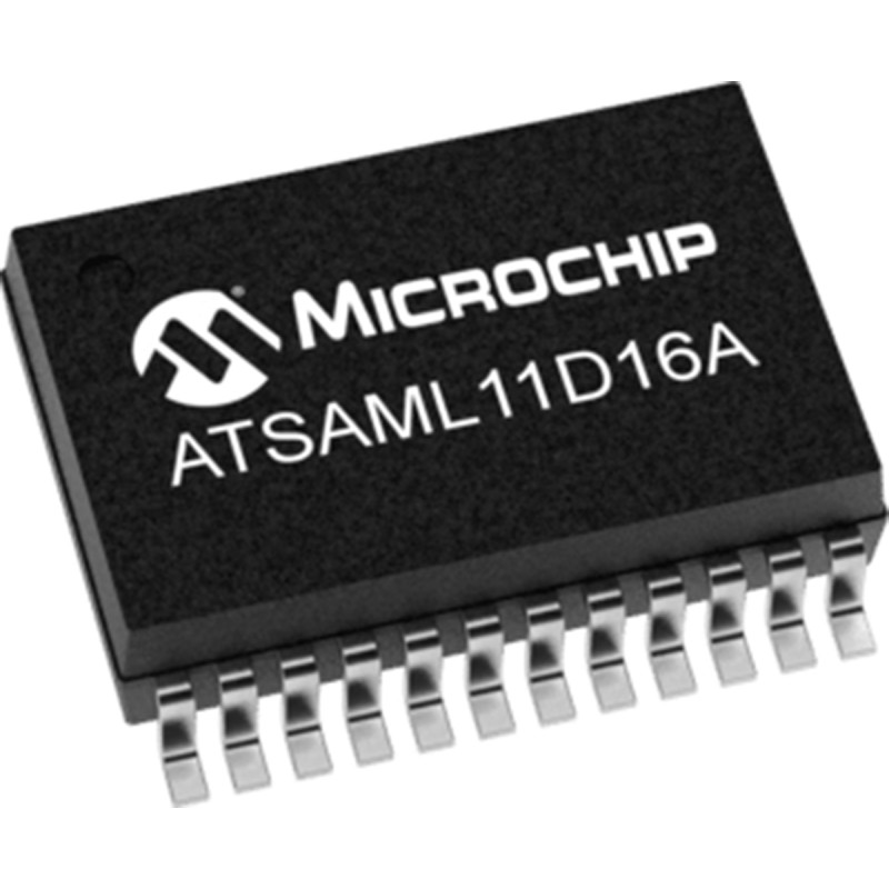 5 pcs - Microchip ATSAML11D16A-MU, 32bit ARM Cortex M23 Microcontroller, SAML11, 32MHz, 64 kB Flash, 24-Pin VQFN