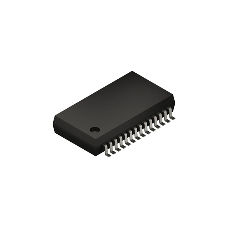 2 pcs - MCP3912A1-E/SS,Analogue Front End IC, 4-Channel 24 bit, 125ksps SPI, 28-Pin SSOP
