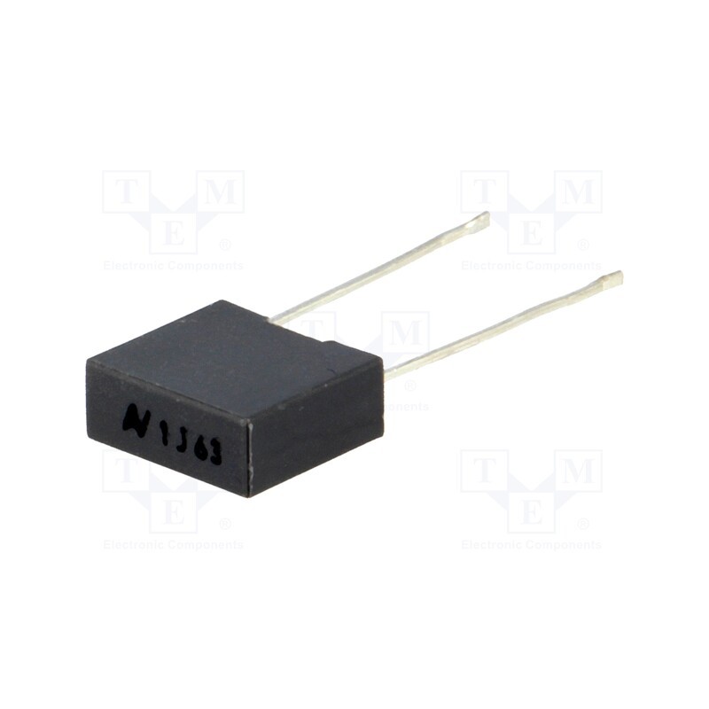 5 pcs x KEMET - R66DD4100DQ7AJ - Capacitor: polyester, 1uF, 40VAC, 63VDC, 7.5mm, ±5%, 10x4x9mm, THT