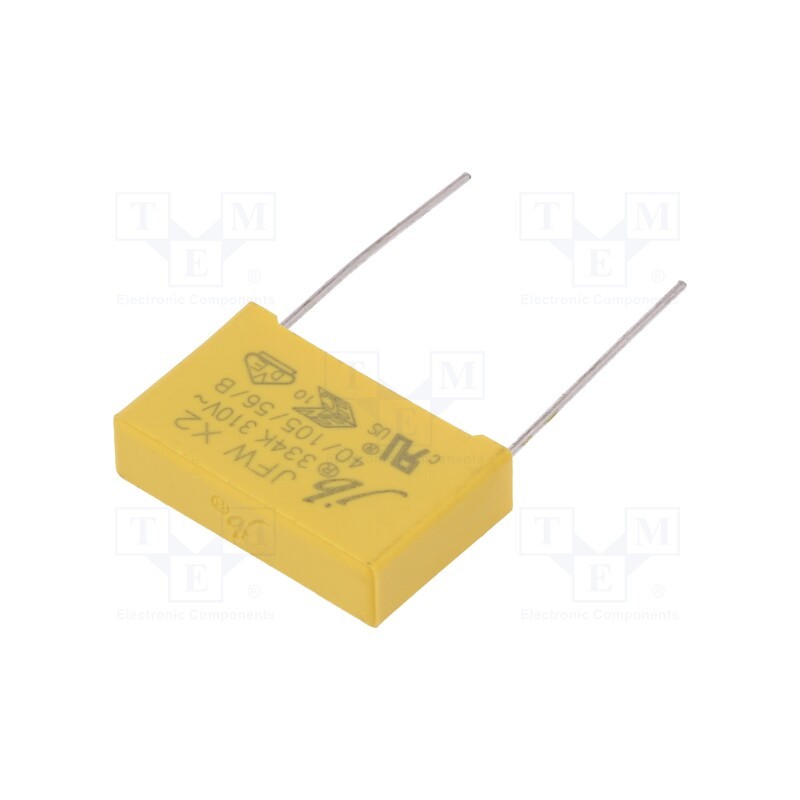 2 pcs x Jb Capacitors - JFW-330N/310-P22 - Capacitor: polypropylene, 330nF, 26.5x16.5x7mm, THT, ±10%, 22mm