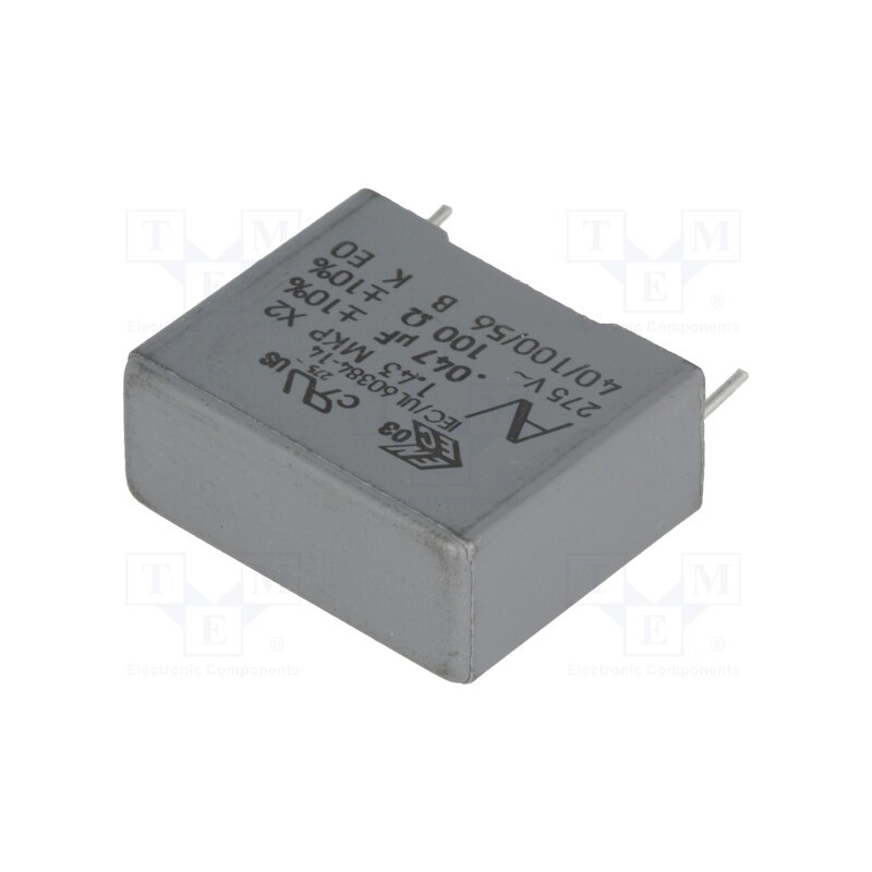 5 pcs x KEMET - F43KI2470ZA01K - Capacitor: polypropylene, 47nF, 7.5x14.5x18mm, THT, ±10%, 15mm