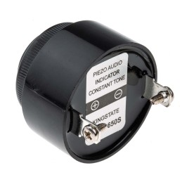 1 pcs - RS PRO 98dB Panel Mount Continuous Internal Buzzer, 42.5 (Dia.) x 33mm, 4V dc Min, 28V dc Max