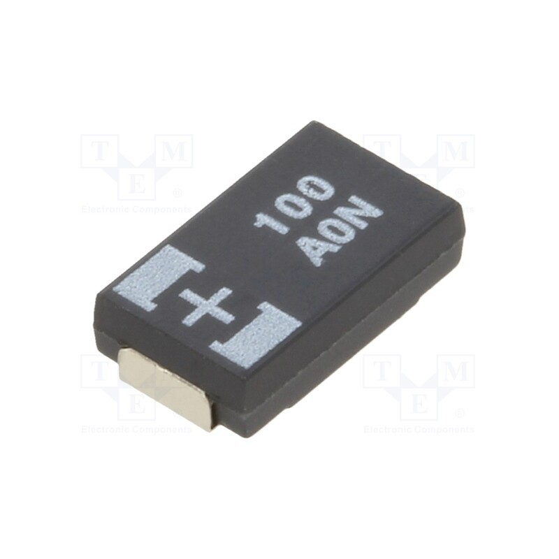 10 pcs x PANASONIC - 10TPC100MG - Capacitor: tantalum-polymer, 100uF, 10VDC, TPC, SMD, ±20%, 2000h