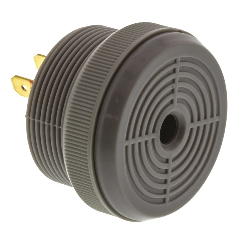 1 pcs - RS PRO 76dB Panel Mount Slow Pulse Internal Piezo Buzzer, 37.8 (Dia.) x 23.5mm, 6V dc Min, 28V dc Max