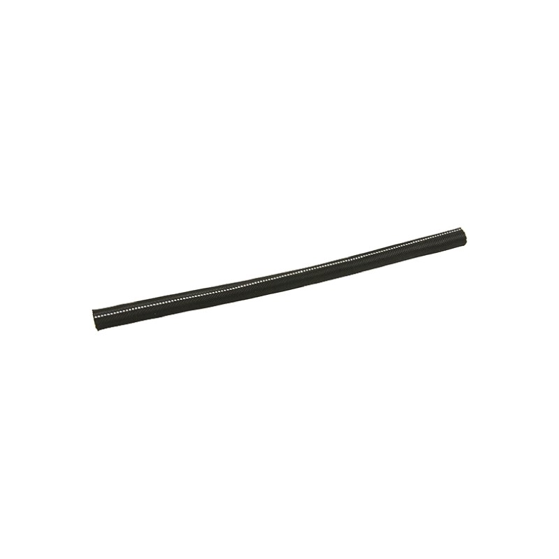 1 Reel of 25 M - HellermannTyton Braided PET Black with White Cable Sleeve, 25mm Diameter, 25m Length