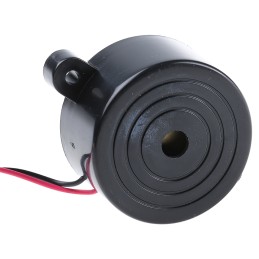 1 pcs - RS PRO 102dB Panel Mount Continuous Internal Piezo Buzzer, 41.8 (Dia.) x 22mm, 3V dc Min, 16V dc Max