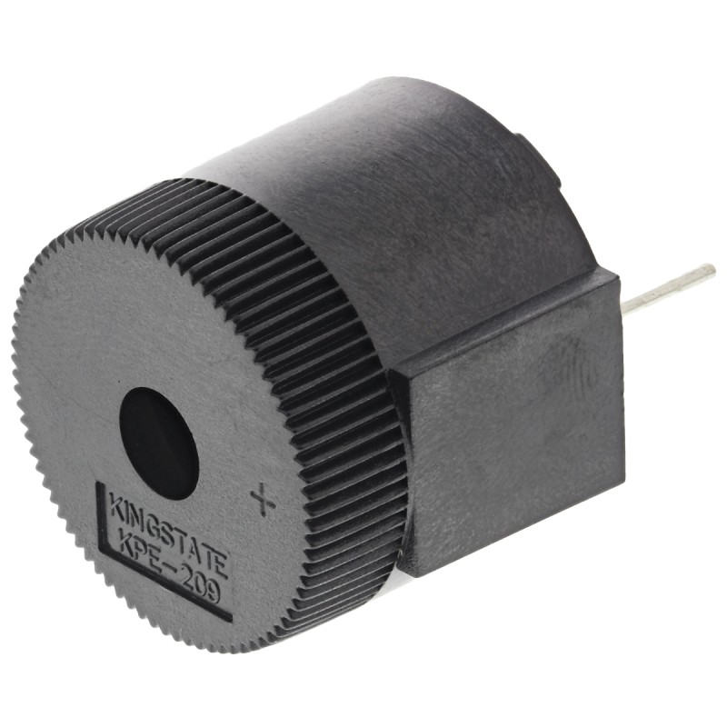 1 pcs - RS PRO 91dB Through Hole Continuous Internal Piezo Buzzer, 25 x 22.8mm, 9V dc Min, 12V dc Max