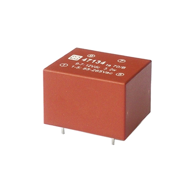 1 pcs - 1 Output 3.2W SMPS Transformer, 85 - 265 V ac, 85 - 370 V dc, 24V dc