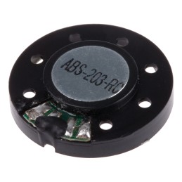 1 pcs - RS PRO 8Ω 0.1W Miniature Speaker 20mm Dia. , 20 (Dia.) x 5.5mm
