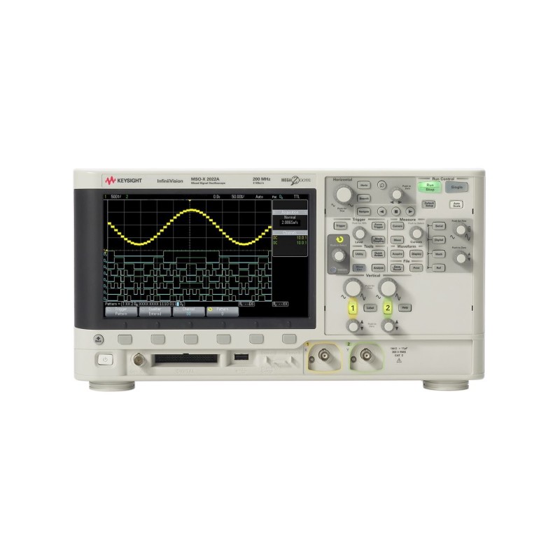 1 pcs - Keysight Technologies DSOX2002A InfiniiVision 2000 X Series Digital Bench Oscilloscope, 2 Analogue Channels, 70MHz