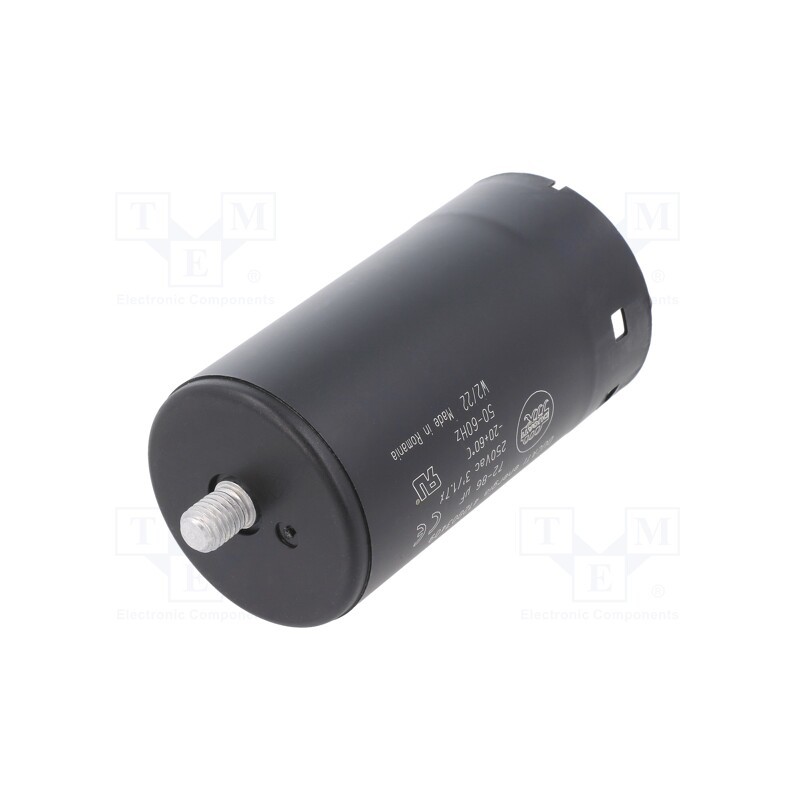 1 pcs x DUCATI ENERGIA - 412803409 - Capacitor: electrolytic, 79uF, Ø45.5x84mm, ±10%, M8 screw, 250VAC