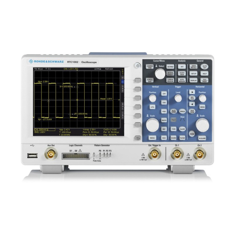 1 pcs - Rohde & Schwarz RTC1002 RTC1000 Series Digital Bench Oscilloscope, 2 Analogue Channels, 50MHz