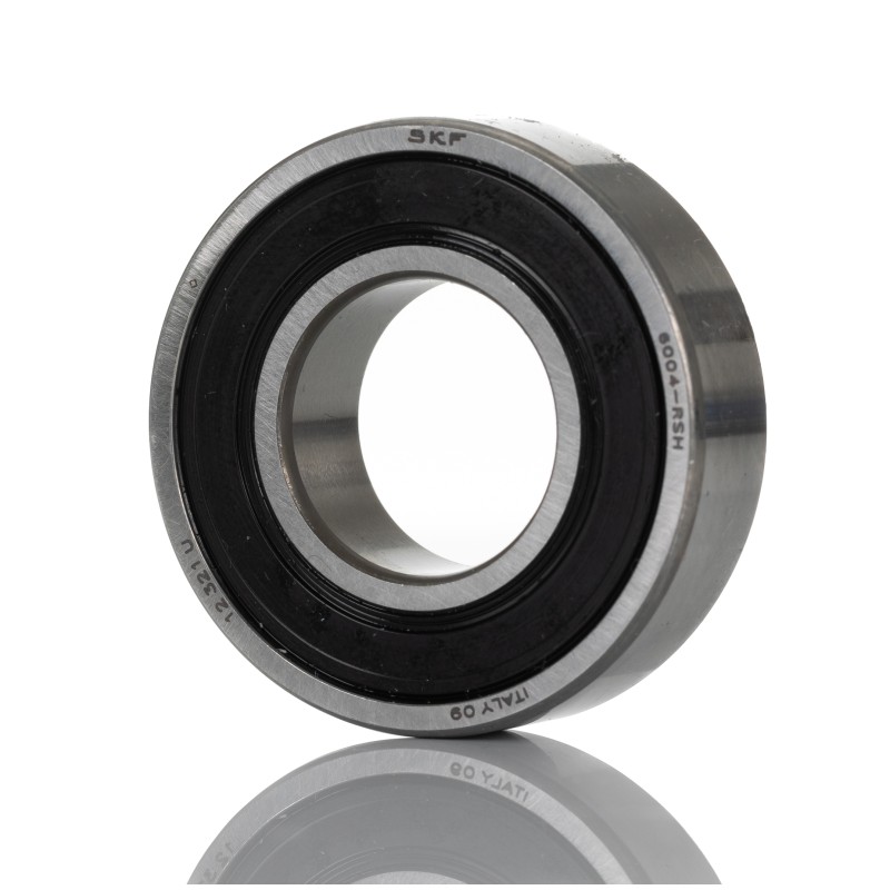 1 pcs - SKF 6004-RSH Single Row Deep Groove Ball Bearing- One Side Sealed 20mm I.D, 42mm O.D