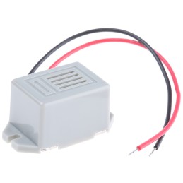 1 pcs - RS PRO 75dB Flange Mount Continuous Internal Magnetic Buzzer Component, 32 x 17 x 15.55mm, 8V dc Min, 8V dc Max