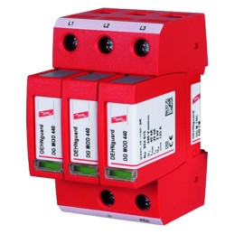 1 pcs - Dehn, DG Modular Surge Protector 440 V Maximum Voltage Rating 40kA Maximum Surge Current Type 2 Arrester